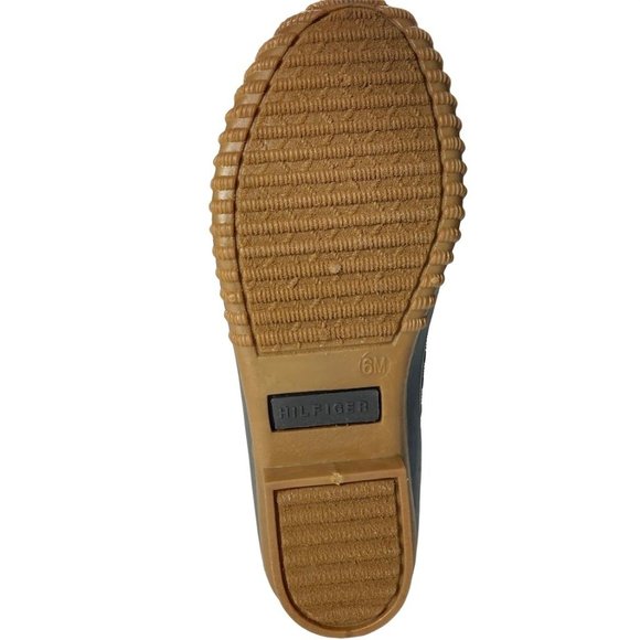 TOMMY HILFIGER Womens Reisen Faux Fur Detail Lace-Up Boot   6M - Picture 8 of 9